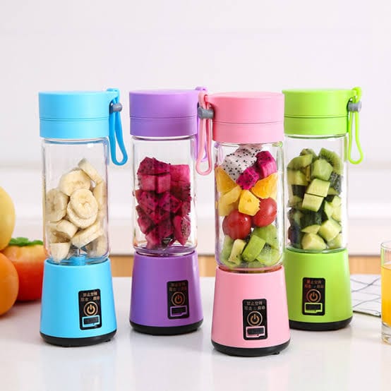Juicer Portable Outdoor Juicing Cup 380ML – Cordless USB Rechargeable Mini Blender | Fruit & Vegetable Smoothie Maker